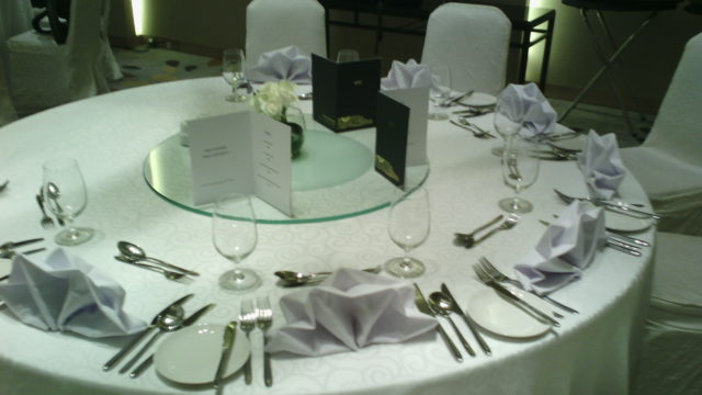 Table set up