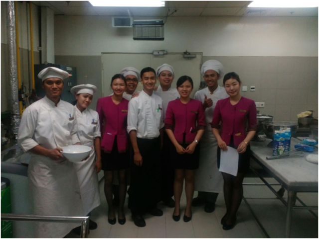 With Pastry Team